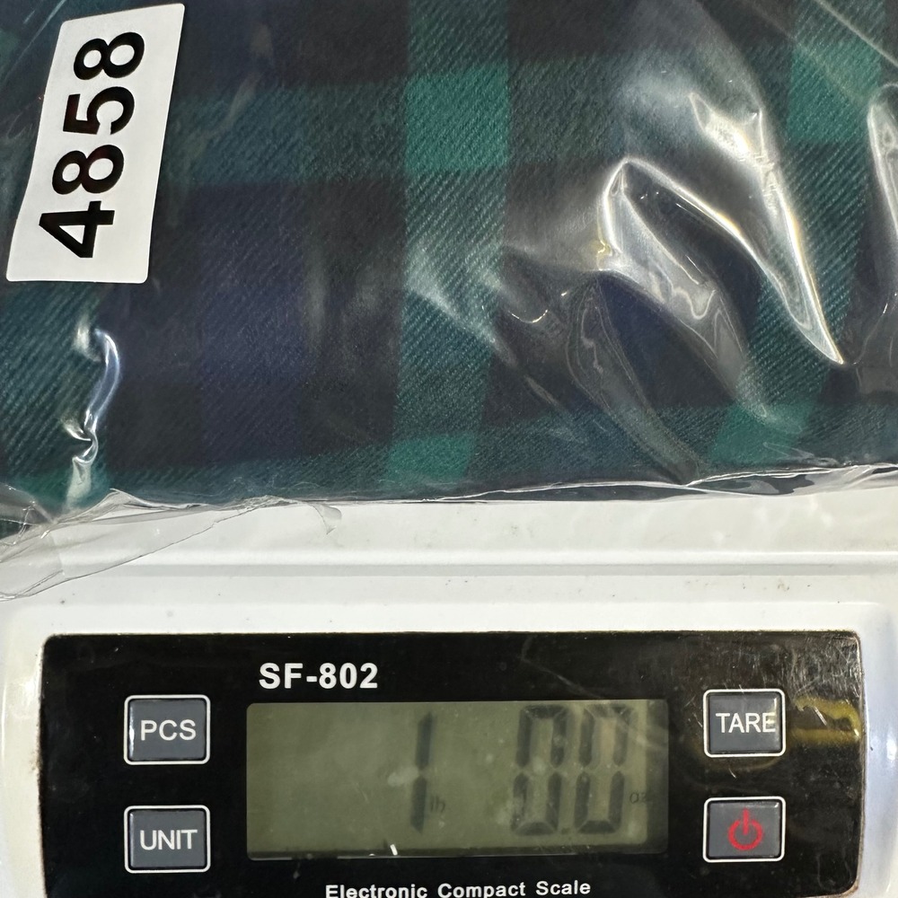 Lands End Flannel Shirt Mens XL Green Blue Plaid Traditional Fit Button Down - Picture 8 of 8